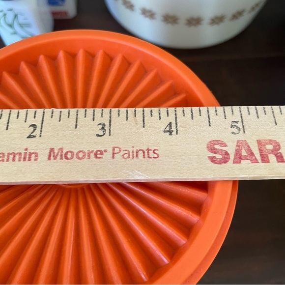 Vintage Tupperware Servalier Orange Canister Collection🧡 - Picture 9 of 10